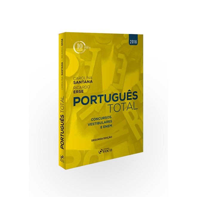 Livro - Portugues Total: Concursos, Vestibulares e Enem - Santana/erse