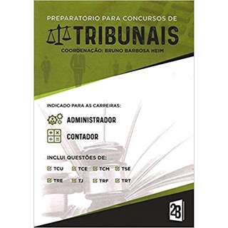 Livro - Preparatorio para Concursos de Tribunais - Administrador e Contador - Heim