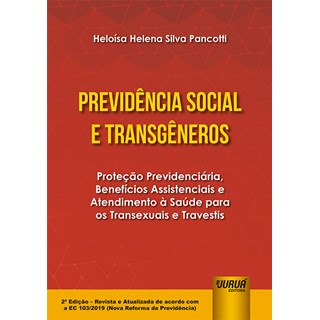 Livro Previdência Social e Transgêneros - Pancotti - Juruá