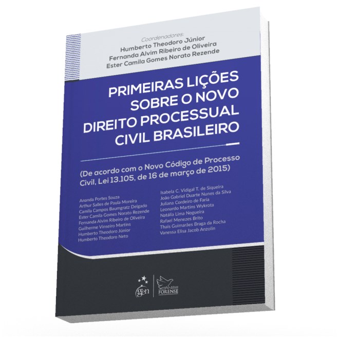 Livro - Primeiras Licoes sobre o Novo Direito Procesual Civil Brasileiro - Theodoro Junior