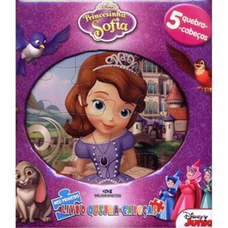 Livro - Princesinha Sofia - Meu Primeiro Livro Quebra Cabeca - Disney