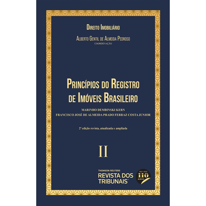 Livro Princípios do Registro de Imóveis Brasileiro - Pedroso - Revista dos Tribunais