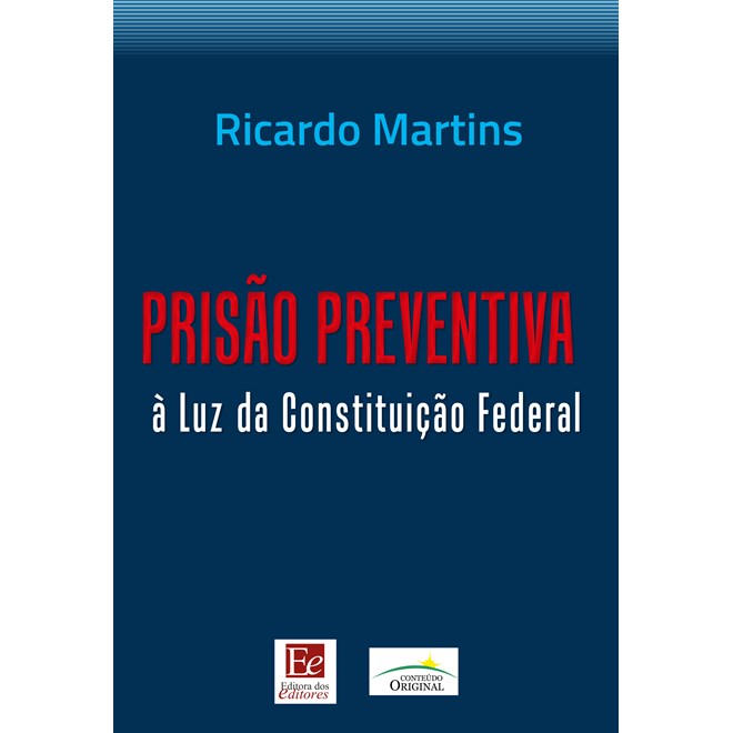 Livro - Prisao Preventiva a Luz da Constituicao Federal - Martins