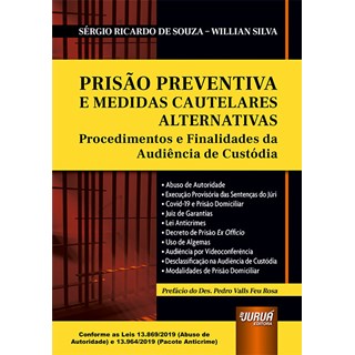Livro Prisão Preventiva e Medidas Cautelares Alternativas - Souza - Juruá