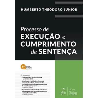 Livro Processo de Execução e Cumprimento de Sentença - Theodoro Jr - Forense