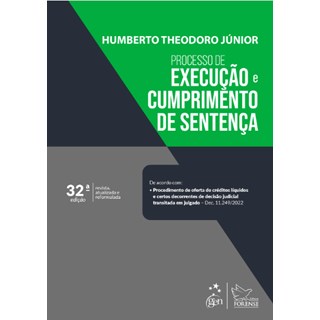 Livro Processo de Execução e Cumprimento de Sentença - Theodoro Jr. - Forense