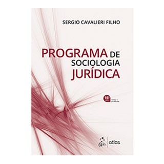 Livro - Programa de Sociologia Juridica - Cavalieri Filho
