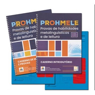 Livro Prohmele Provas de Habilidades Metalinguísticas e de Leitura - Cunha - Booktoy