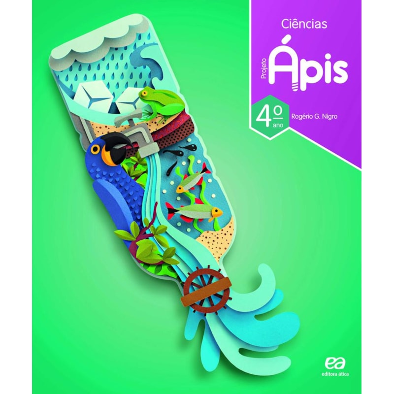Livro Do Professor 4 Ano Apis Portugues Livro - Projeto Ápis Ciências - 4 Ano - Ática Comprar na - Livraria