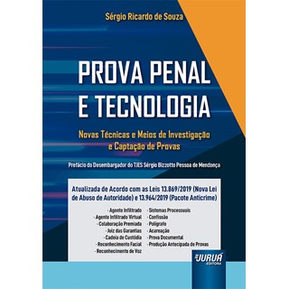 Livro - Prova Penal e Tecnologia - Souza