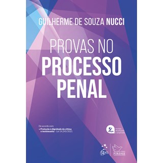 Livro Provas no Processo Penal - Nucci - Forense