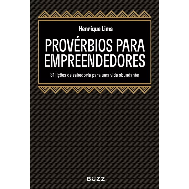Livro Provérbios para Empreendedores - Lima - Buzz
