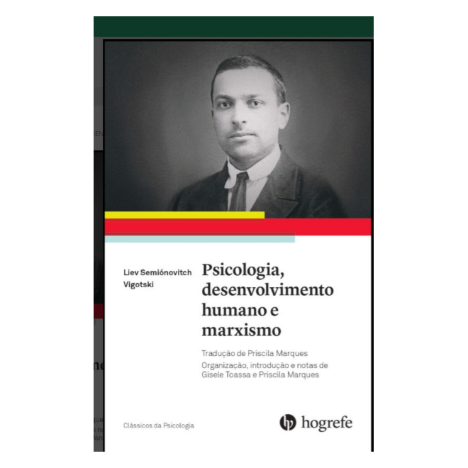 Livro Psicologia, Desevolvimento Humano e Marxismo - Vigotski - Hogrefe