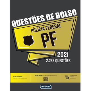 Livro - Questoes de Bolso: Policia Federal 2286 Questoes - Editora Alfacon