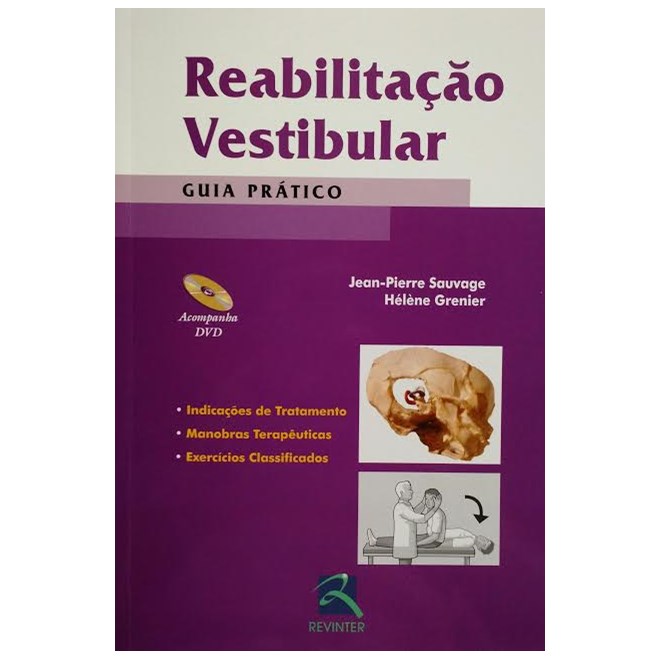 Livro Reabilitação Vestibular Guia Prático - Sauvage