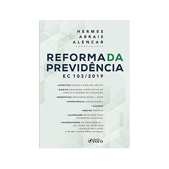 Livro - Reforma Da Previdência: EC 103/2019 - Alencar - Foco