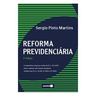 Livro - Reforma Previdenciária - Martins 3º edição