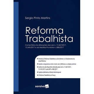 Livro - Reforma Trabalhista - Martins