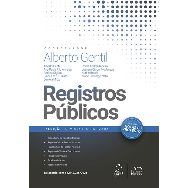 Livro - Registros Publicos - Gentil