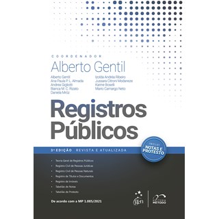 Livro Registros Públicos - Gentil - Método