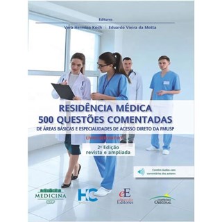 Livro Residência Médica 500 Questões Comentadas  - Koch - Editores