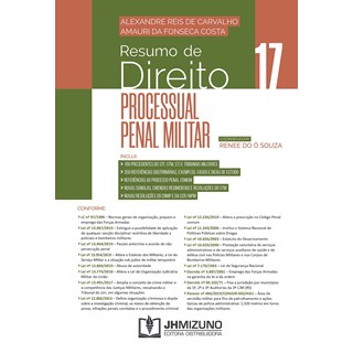 Livro - Resumo de Direito Processual Penal Militar Vol 17 - Carvalho - Jh Mizuno