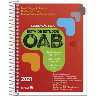Livro - Rota de Estudos Oab - Legislacao Seca - Conde/barroso/araujo