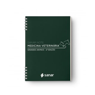 Livro Sanar Note Medicina Veterinária Grandes Animais - Sanar