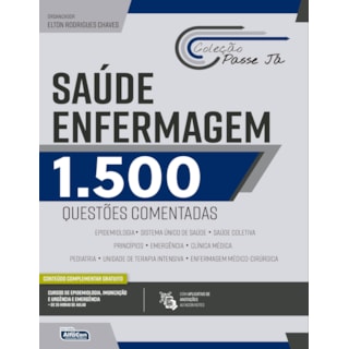 Livro Saúde Enfermagem 1500 Questões Comentadas - Alfacon