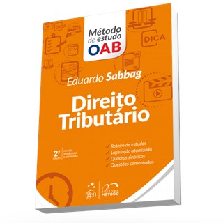 Livro - Série Método de Estudo OAB - Direito Tributário - Sabbag