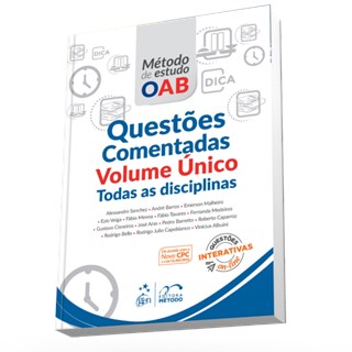 Livro - Série Método de Estudo OAB - Questões Comentadas - Volume Único - Todas as Disciplinas - Sanchez