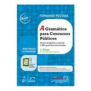 Livro - Série Provas & Concursos - A Gramática para Concursos Públicos - Pestana