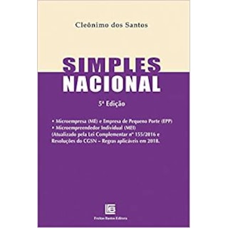 Livro - Simples Nacional - Santos Livro - Simples Nacional - Santos
