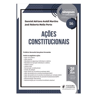 Livro - Sinopses para Concursos - V.56 - Acoes Constitucionais - Martins / Porto