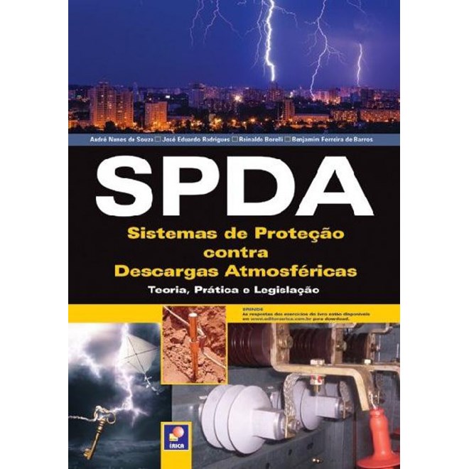 Livro - SPDA - Sistemas de Proteção Contra Descargas Atmosféricas - Teoria, Prática e Legislação - Souza