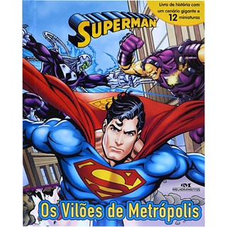 Livro - Superman - os Viloes de Metropolis - Varios Autores