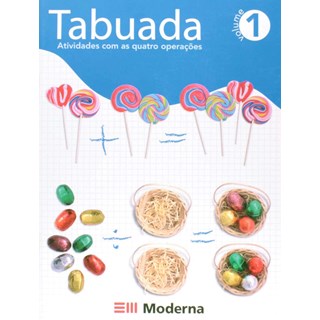 Livro Tabuada 1 - Moderna