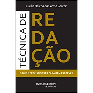 Livro - Técnica de Redação - Garcez - Martins Fontes