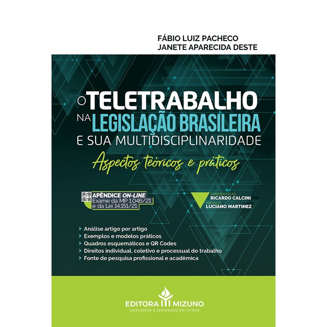 Livro - Teletrabalho Na Legislacao Brasileira e Sua Multidisciplinaridade, O - Pacheco