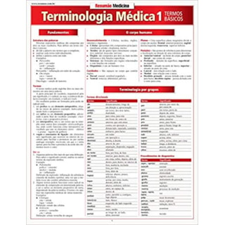 Livro - Terminologia Medica 1 - Basica - Barros Fischer e ass