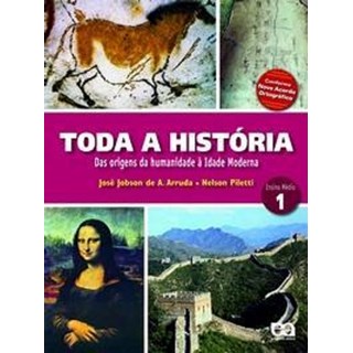 Livro - Toda a Historia - das Origens da Humanidade a Idade Media - Ensino Medio - - Arruda/ Piletti
