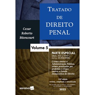 Livro Tratado de Direito Penal Vol. 5 - Bitencourt - Saraiva - Pré-Venda