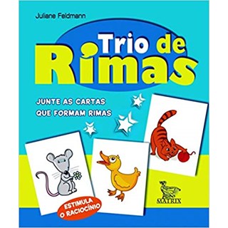 Livro - Trio de Rimas - Juntes as Cartas Que Formam Rimas - Fedmann