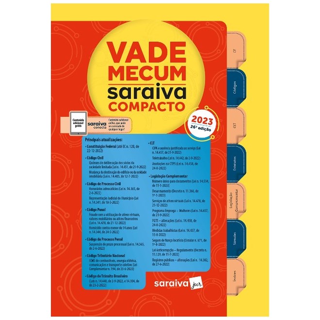 Livro - Vade Mecum Compacto - Editora Saraiva