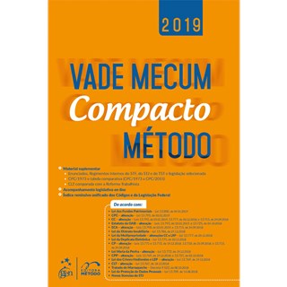 Livro - VADE MECUM COMPACTO - METODO 2019 - EQUIPE METODO