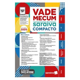 Livro - Vade Mecum Compacto Saraiva 2020 - 22ª Edição - Editora Saraiva 22º edição