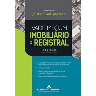 Livro Vade Mecum Imobiliário e Registral - Sanchez - Jh Mizuno