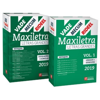 Livro - Vade Mecum Maxiletra  (letras Grandes) Rideel   2 Volumes - Angher