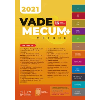 Livro Vade Mecum+ Método 2021 - Método