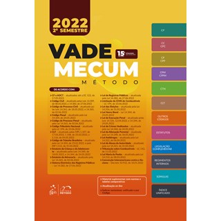 Livro - Vade Mecum Metodo 2022 - 2 Semestre - Equipe Metodo